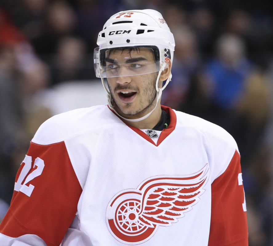 Ça ne va pas trop bien entre Andreas Athanasiou et les Red Wings...