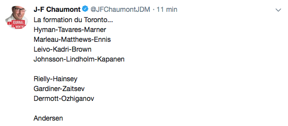 Ça se joue sur la glace...SINON...