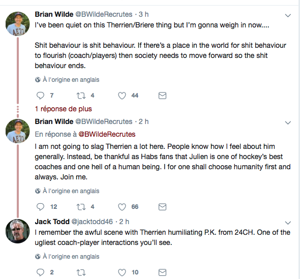 Ça sent le RECOURS COLLECTIF contre MICHEL THERRIEN.