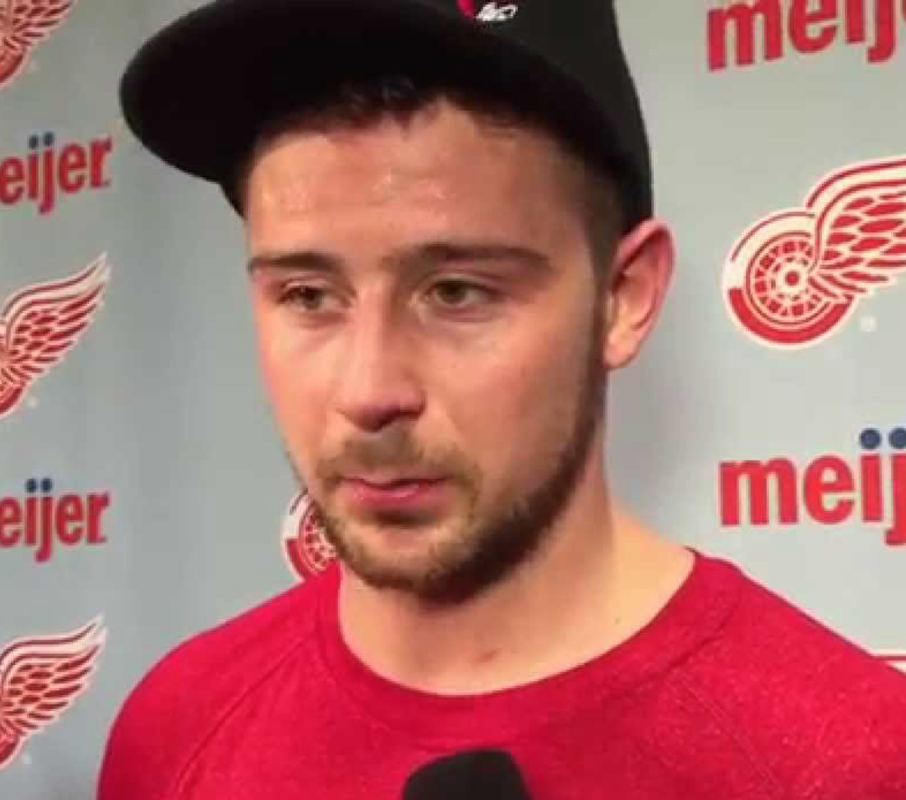 Ça va être une longue saison pour Tomas Tatar à Detroit...
