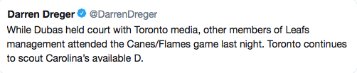 Ça va finir par se faire, entre Toronto et la Caroline...