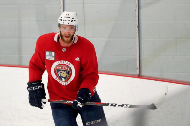 Ça va pas BEN pour Jonathan Huberdeau en Floride...