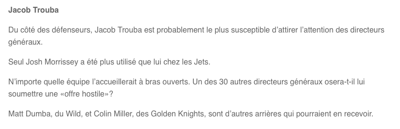 Ça va PÉTER à Winnipeg....​