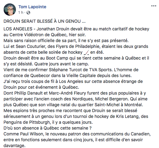 Ça va prendre combien de temps au CH...