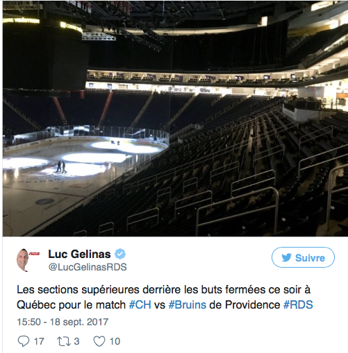 Ça va rire de Québec en Caroline ce soir..