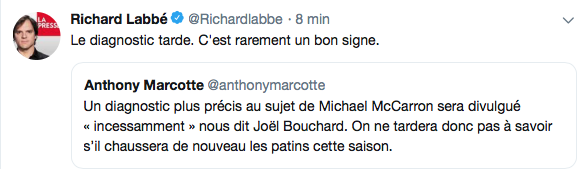 Ça voudrait dire que Mccarron a joué son dernier match dans l'organisation...