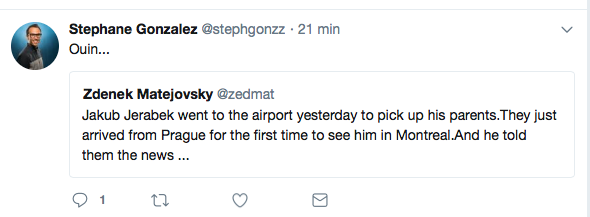 Ça...c'est CHIEN en TA..Marc Bergevin...voulait L'HUMILIER jusqu'au bout..