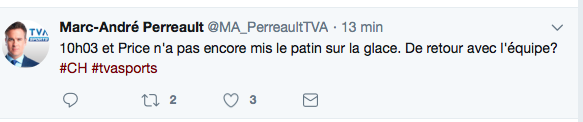 Carey Price a arrêté de FAKER??? HAHA!!!