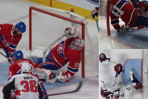 Carey Price blessé au genou ???