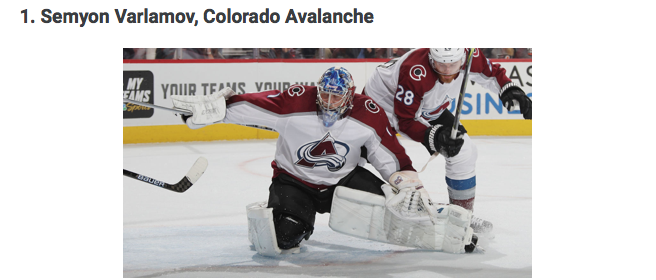 Carey Price n'a pas le choix, d'apparaître sur cette liste...