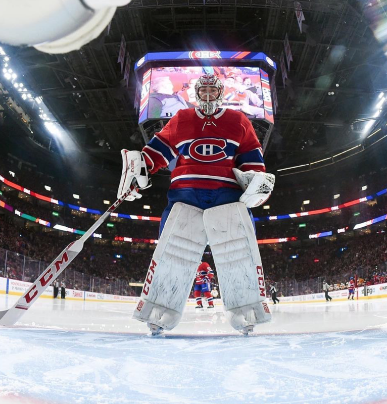 Carey Price n'a pas pris de chances....