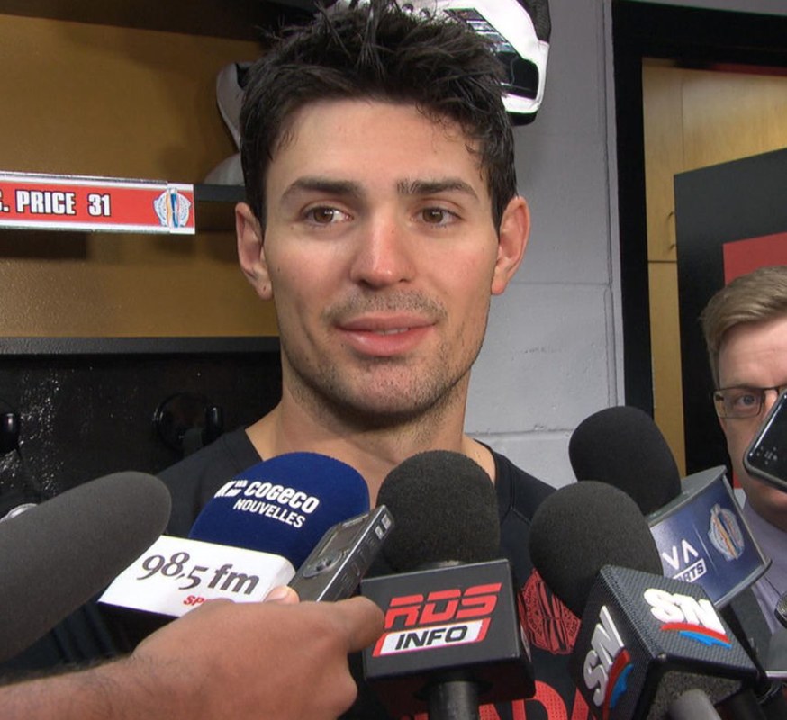 Carey Price peut ben capoter quand il est à Montréal...