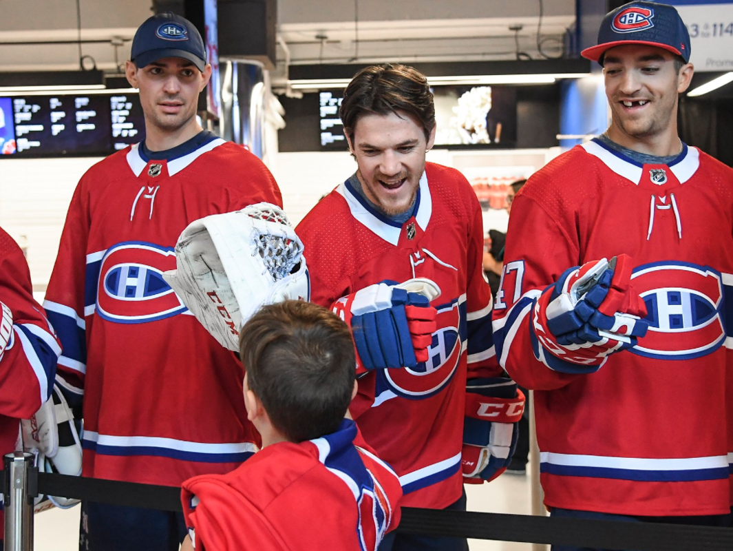 Carey Price, qui ne regarde même pas le KID...