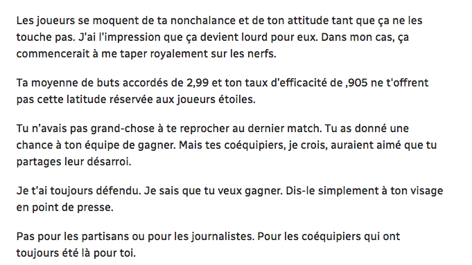 Carey Price: une NONCHALANCE PESANTE pour ses coéquipiers....