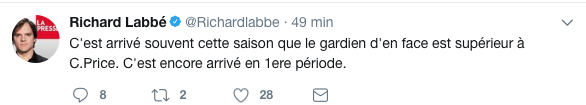 Carey Price va devoir donner une COTE de ses 10,5 M$...