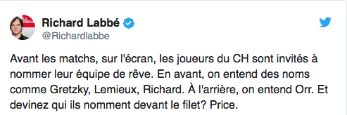 Carey Price...a de moins en moins d'amis..