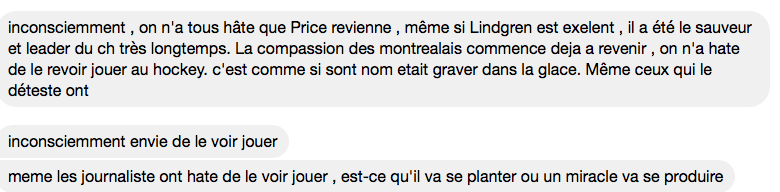 Carey Price....A deux choix...