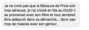 Carey Price...a été CROISÉ au DIX-TRENTE....