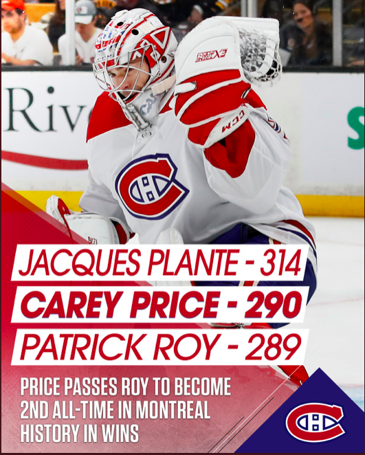 Carey Price...et la question qui TUE...