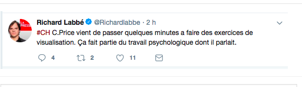 Carey Price...MANIPULE les journalistes FEFANS...