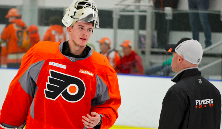 Carter Hart y aura cru jusqu'au bout....