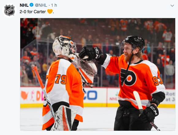 Carter Hart...Est sur un nuage..