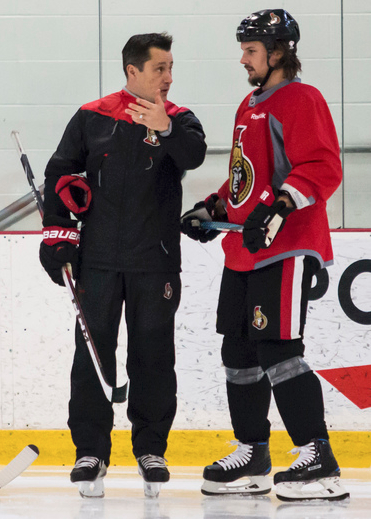 Ce n'est pas Guy Boucher qui décidait, c'est Erik Karlsson...