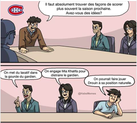 Certains accusent Marc Bergevin d'être derrière la décision de faire jouer Jonathan Drouin au CENTRE...MAIS...