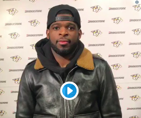 Certains journalistes à Nashville se demandent si PK Subban avait un peu trop 