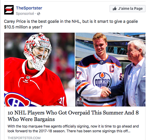 Certains pensent que Carey Price a été SURPAYÉ...