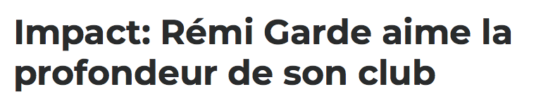 C'est comme si Claude Julien nous disait qu'il aimait sa profondeur..