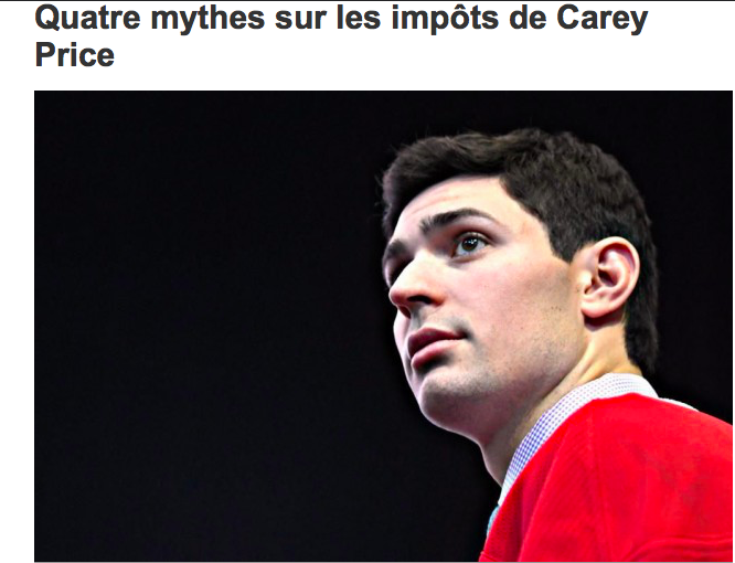  C'est confirmé..Carey Price...n'est pas un CROSSEUR...