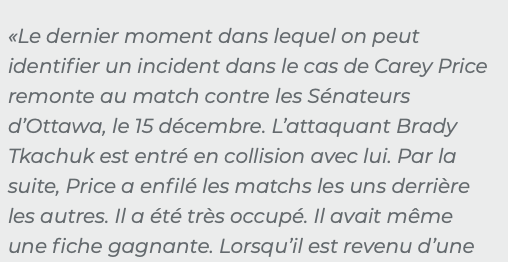 C'est la FAUTE de Brady Tkachuk...