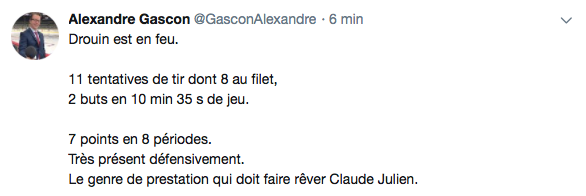 C'est lui que le Lightning a repêché au 3e rang...