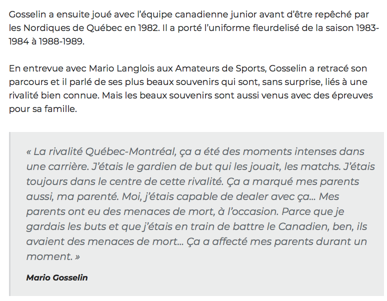 C'est pour ça...Que les Nordiques ne reviendront pas?