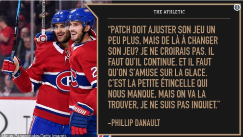 C'est QUOI L'AFFAIRE...Phil Danault est rendu la MÈRE THÉRÉSA du vestiaire?