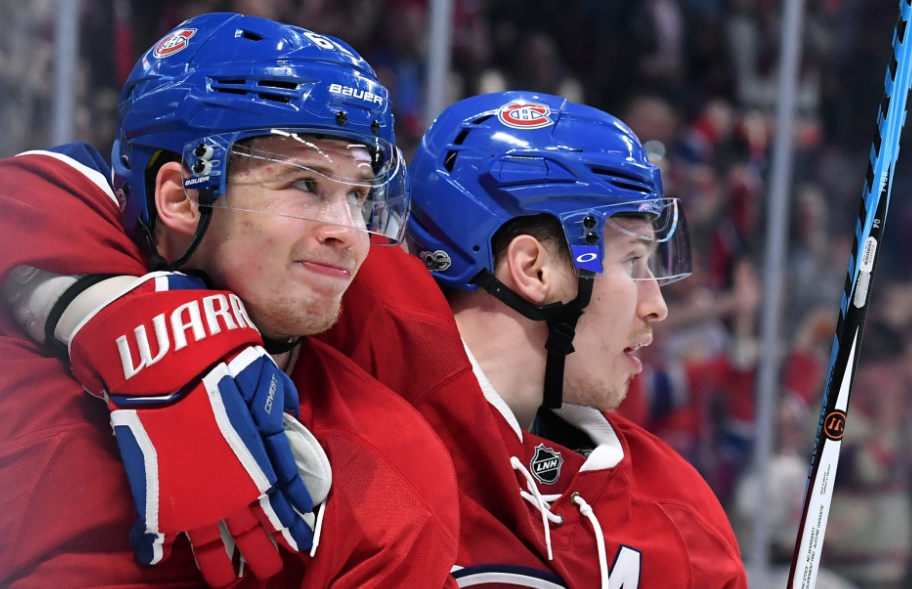 C'est rendu un DUEL..entre Gallagher et Lehkonen...