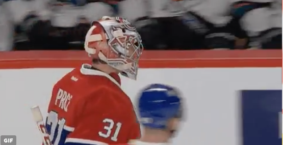 C'était la décision de Stéphane Waite...de retirer Carey Price..