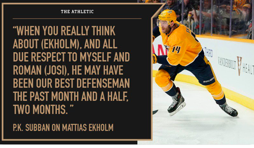 Cette citation de PK Subban n'a pas bien passé du côté de Nashville..