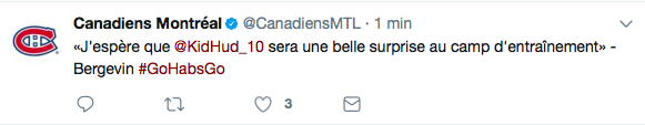Charles Hudon a des PALPITATIONS!!!!!!!!