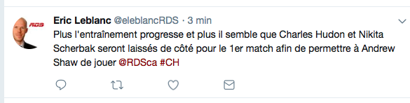 Charles Hudon va rester dans sa NICHE!!!  Et Nikita le LÂCHE aussi..