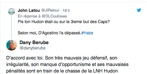 Charles Hudon...est en train de CHOKER son rêve de la LNH....