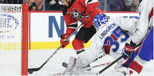 Charlie Lindgren a grandement impressioné le dépisteur des Penguins et des Oilers hier...