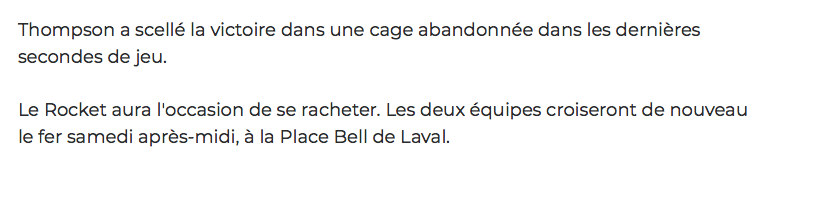 Charlie Lindgren s'est fait ENGUEULER par JOJO Bouchard hier soir dans le vestiaire.