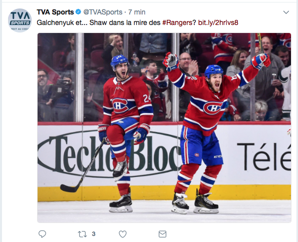  Chucky et Shaw à New York???? TVA SPORTS...des ANNÉES LUMIÈRE EN RETARD..