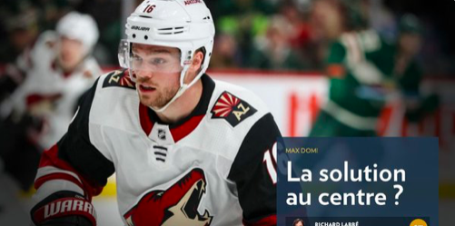 Chucky n'aime pas ça...De voir que Max Domi va jouer au CENTRE..