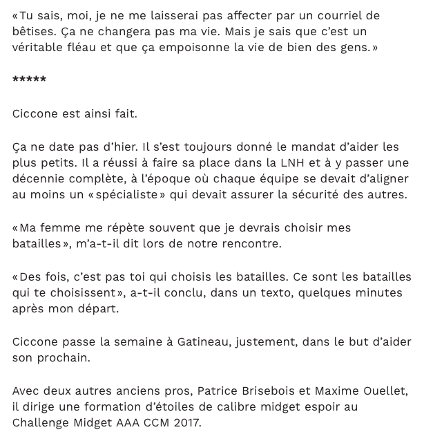 CICCO continue sa tournée contre les COLONS du WEB..