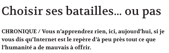 CICCO continue sa tournée contre les COLONS du WEB..