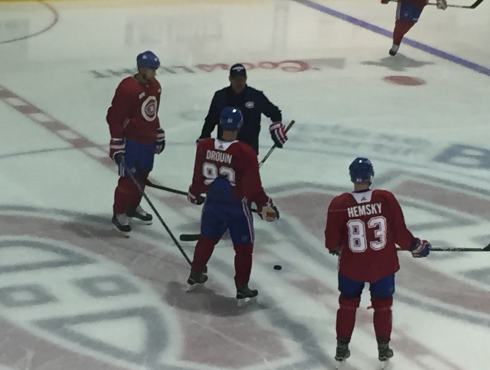 Claude Julien a l'air d'avoir son idée faite...