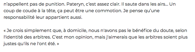 Claude Julien ATTAQUE les arbitres!!!!!!